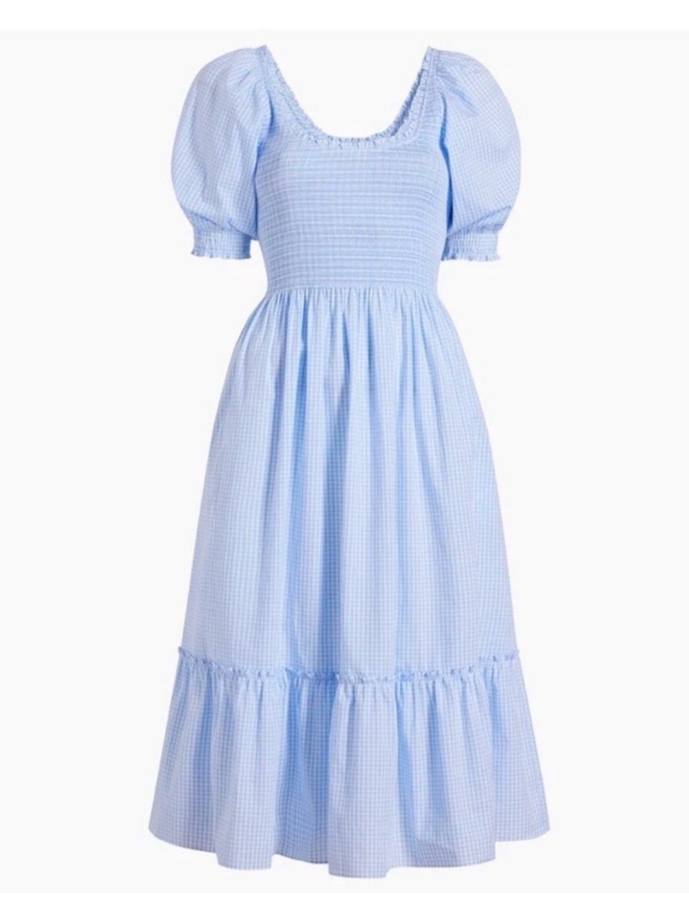 Hill House Louisa Blue Gingham Nap Dress size Medium